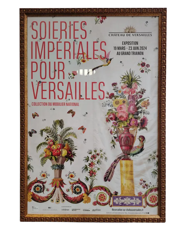 Affiche cadre doré réalisé par l'Atelier Histoire d'Art - Lyon - Caluire