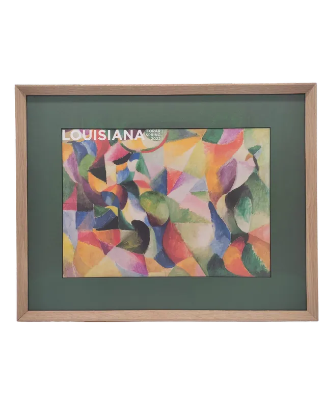 Affiche dans passe-partout âme noire réalisé par l'Atelier Histoire d'Art - Lyon - Caluire