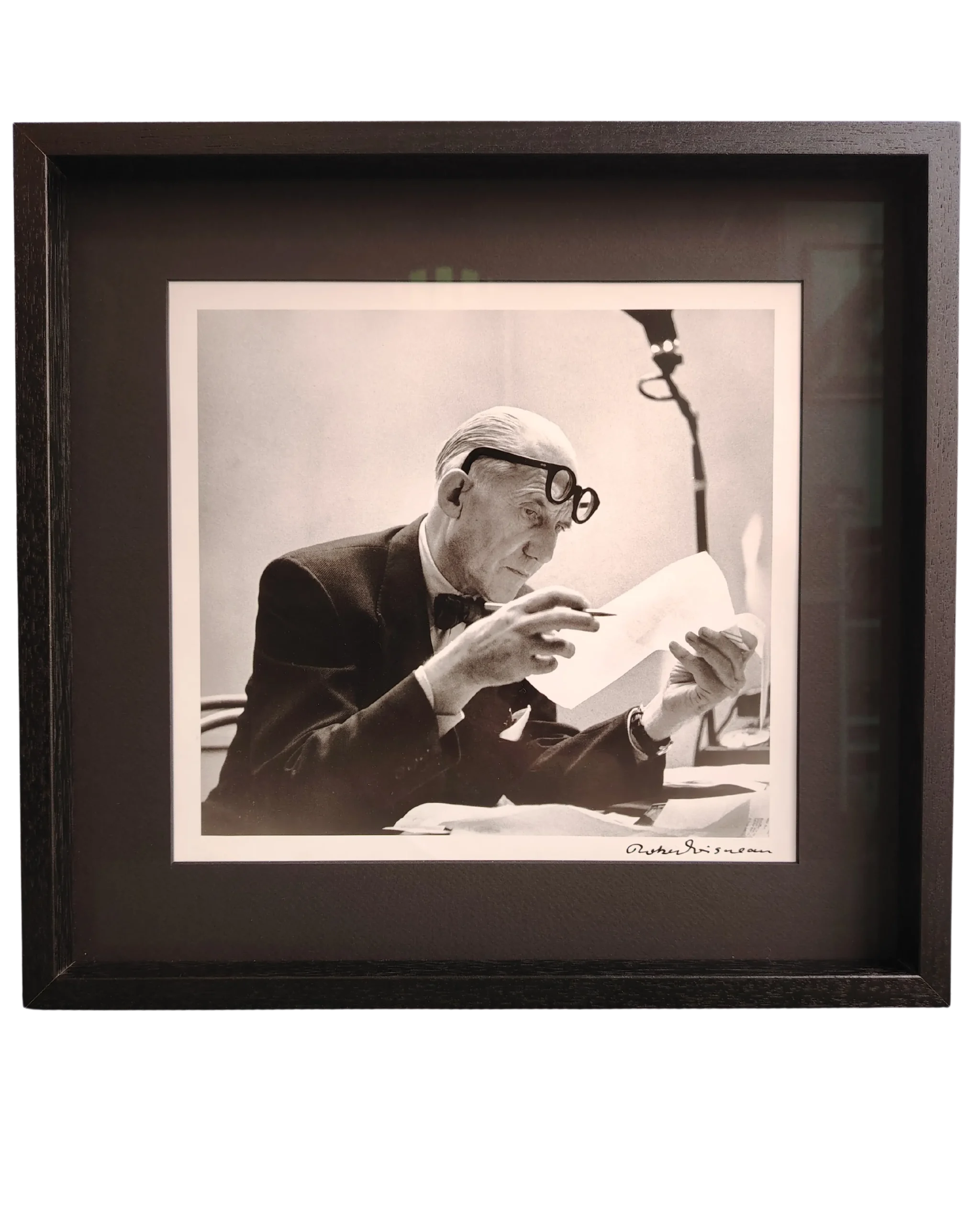 Photographie noire et passe-partout âme noire réalisé par l'Atelier Histoire d'art à Lyon - Caluire