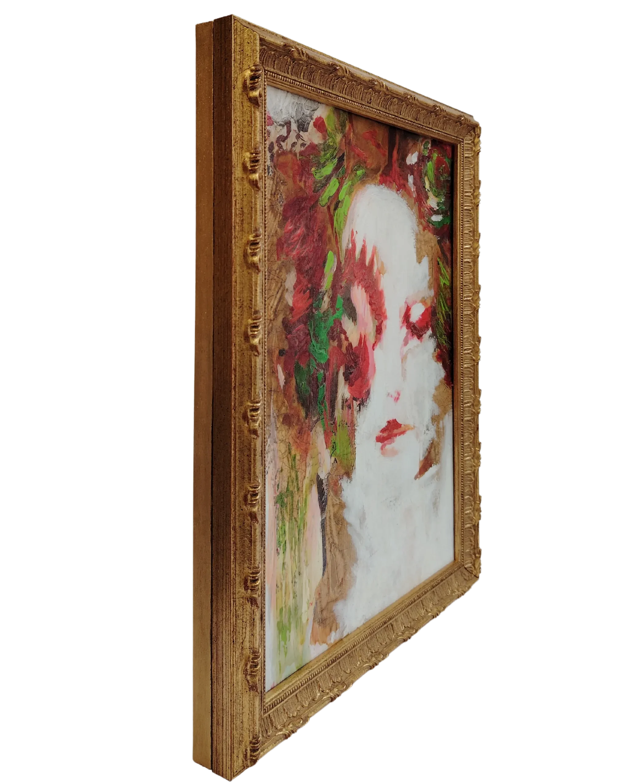 Baguette dorée moulurée réalisé par l'Atelier Histoire d'Art à Lyon - Caluire