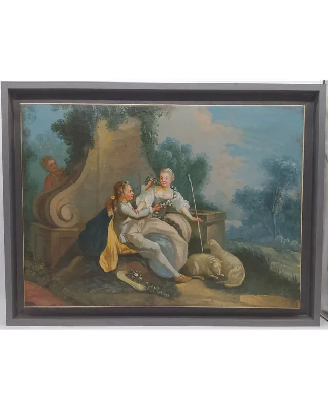 Trumeau dans caisse amércaine moderne réalisé par l'Atelier Histoire d'Art - Lyon - Caluire